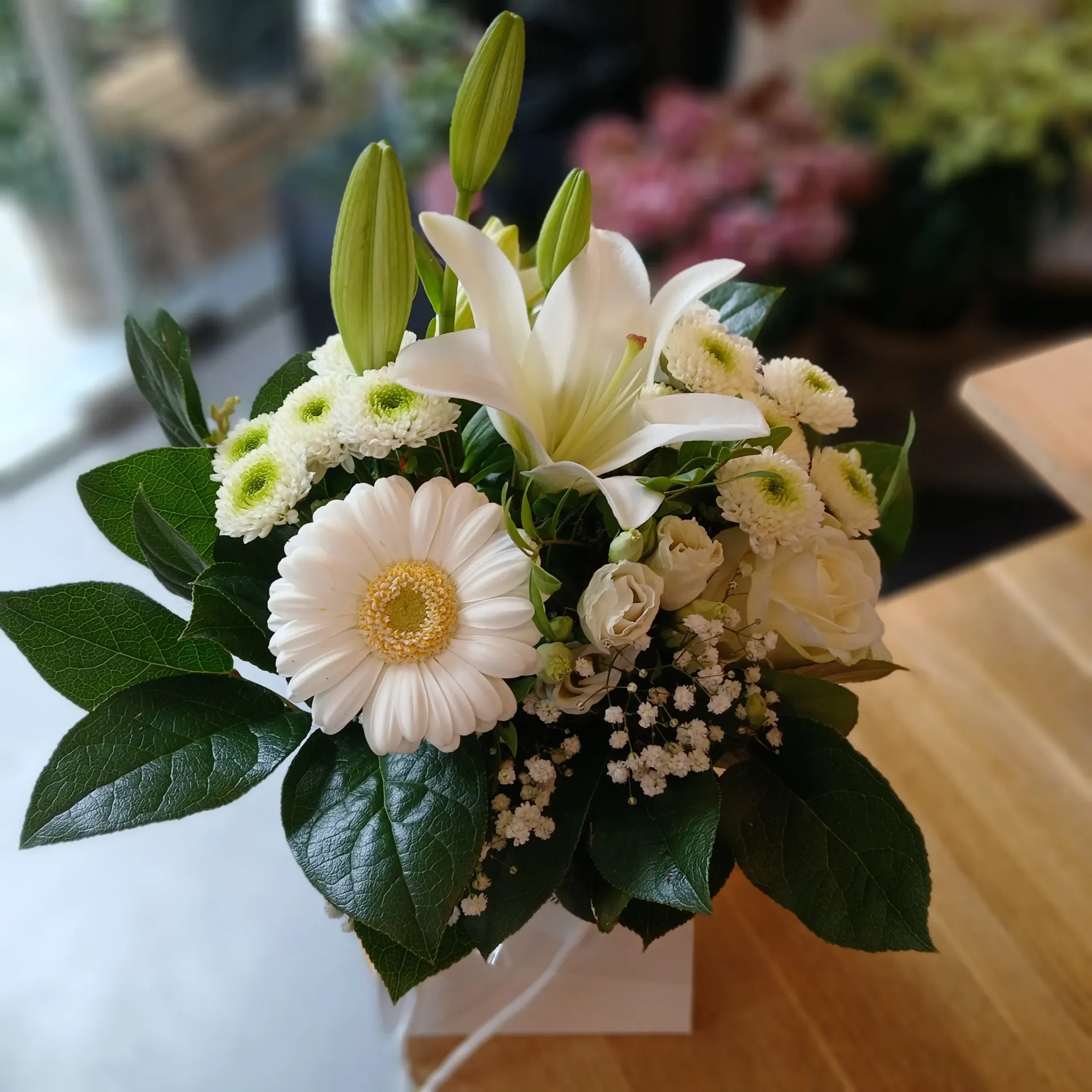 La fleur est dans le sac