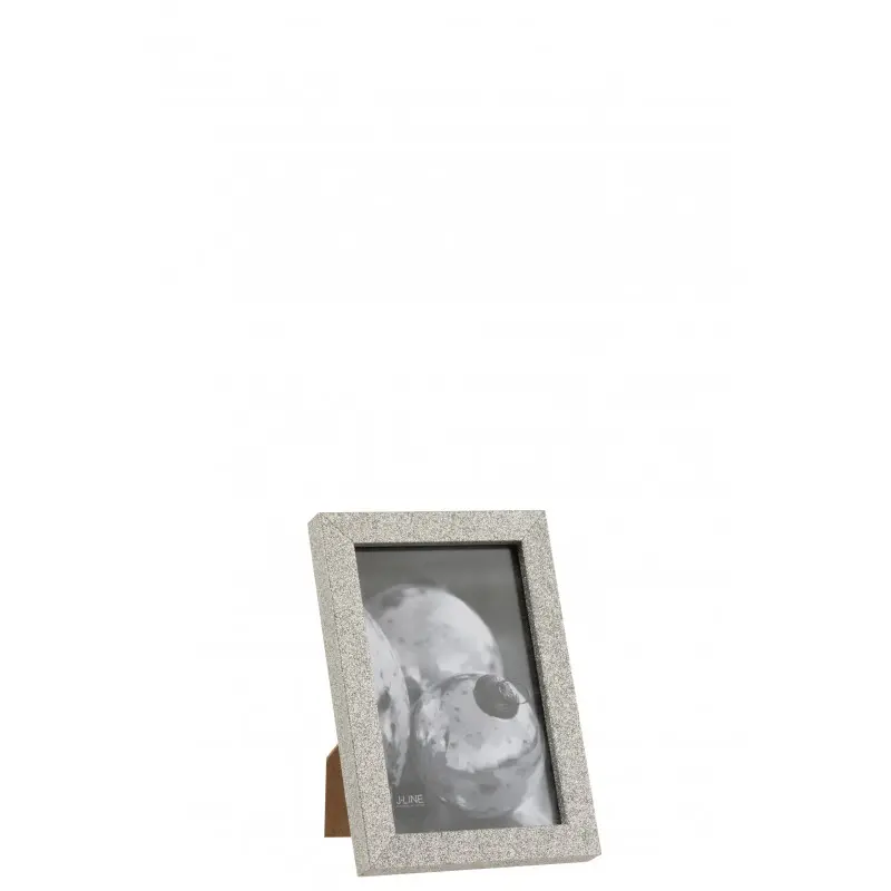 [8123] Cadre photo argenté S J-Line